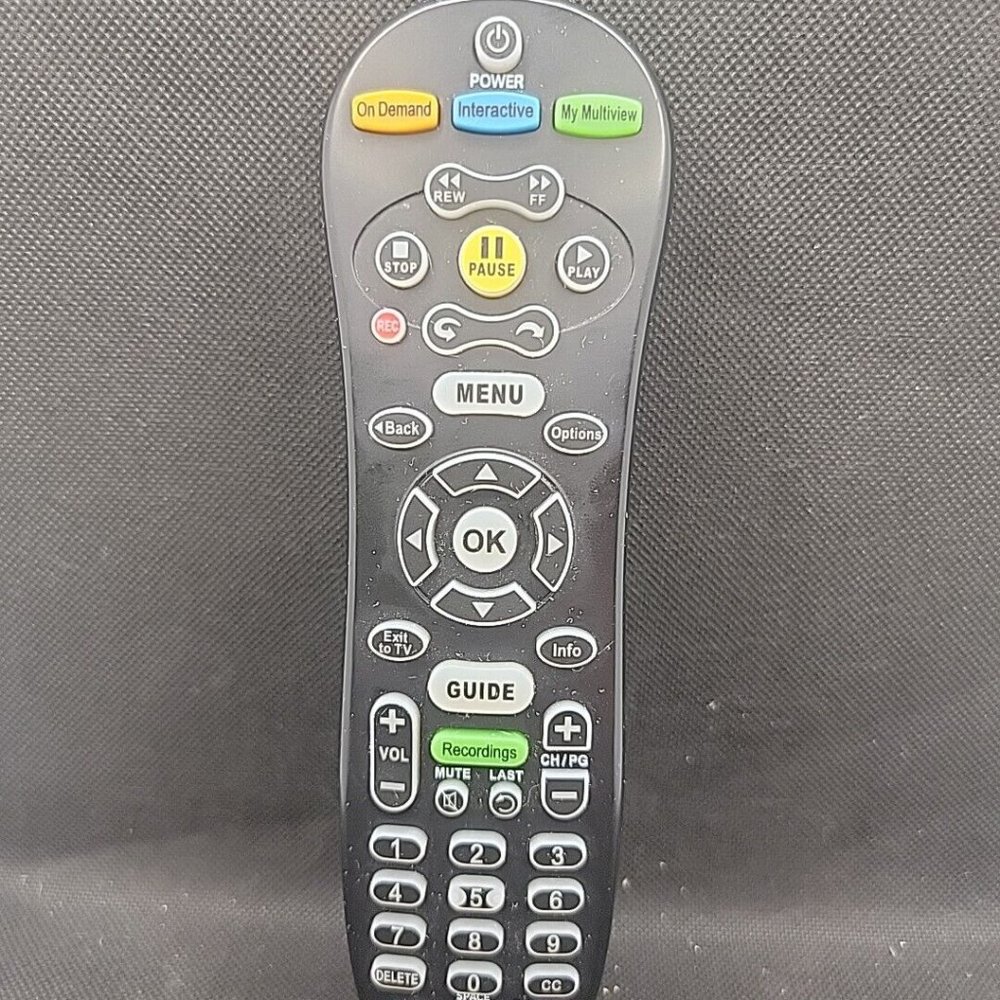 Remote Control for AT&T U-Verse S30-S1B Backlit Used Tested
